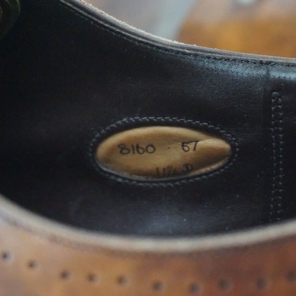 Stuarts Choice x Grenson Masterpiece Brown Broque Double Monk Shoes Sz 11.5 main image 9